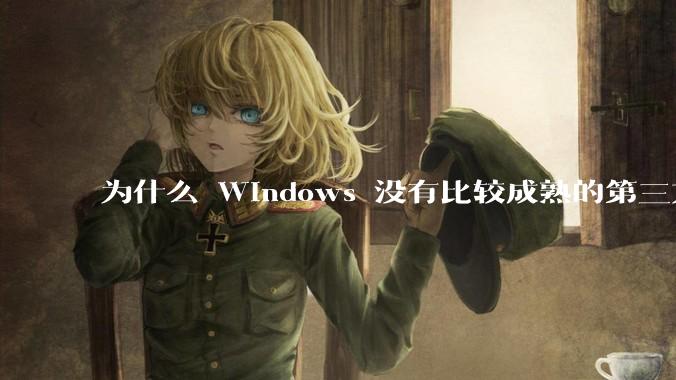 为什么 Windows 没有比较成熟的第三方桌面环境（explorer.exe）？